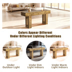 63'' Long Console Table, Farmhouse Entryway Table with Storage