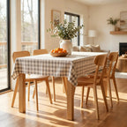 100% Natural Solid Wood Dining Chairs with Curved Backrest