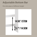 Over-The-Toilet Storage Cabinet with Adjustable Shelf Double Door